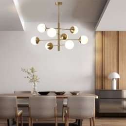 Lampada a sospensione contemporanea Magic Bean Sputnik Chandelier Lamp