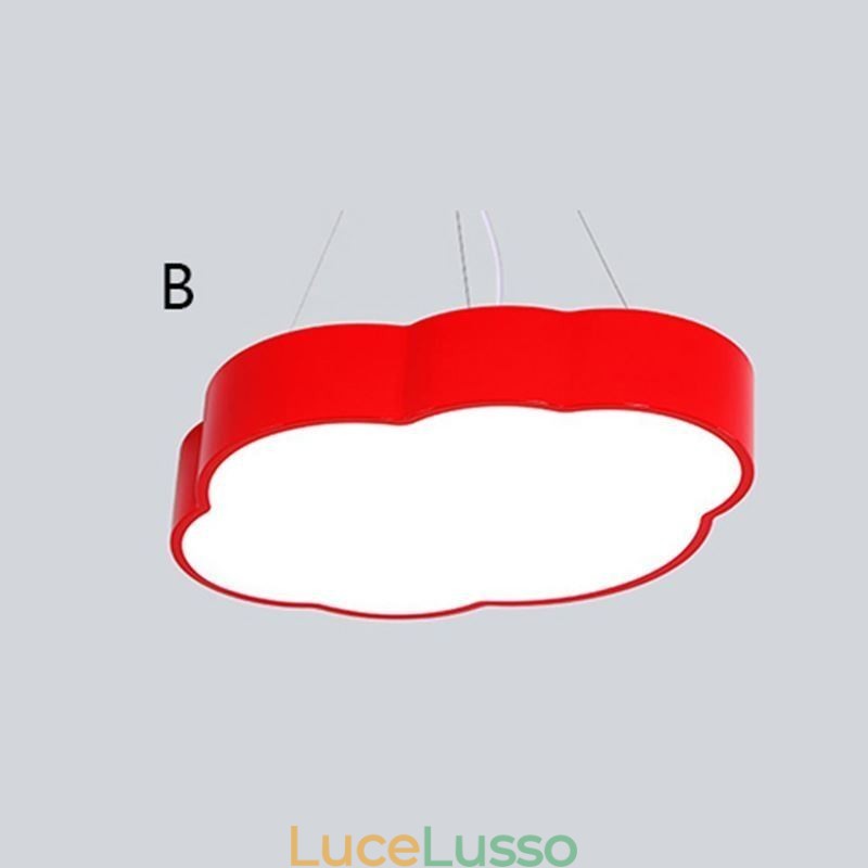 Lampada a sospensione moderna semplice nuvola lampada creativa illuminazione cartone animato luce
