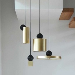 Lampada a sospensione moderna Lampada acrilica nordica Illuminazione geometrica Luce