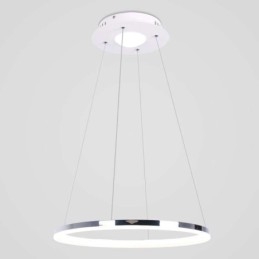 Lampada a sospensione moderna in acrilico circolare da 40 cm