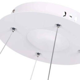 Lampada a sospensione moderna in acrilico circolare da 40 cm