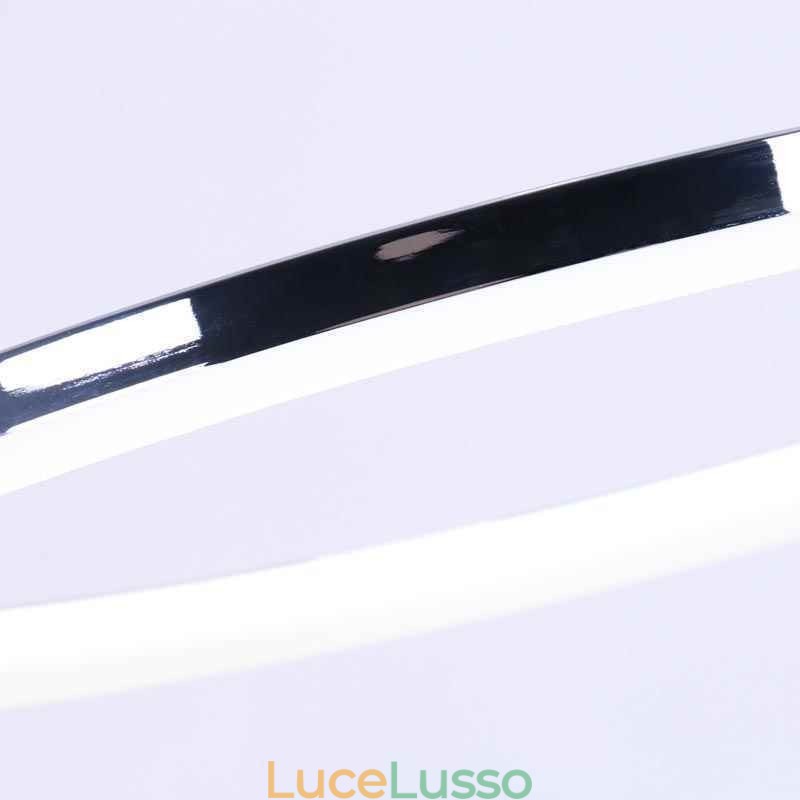 Lampada a sospensione moderna in acrilico circolare da 40 cm