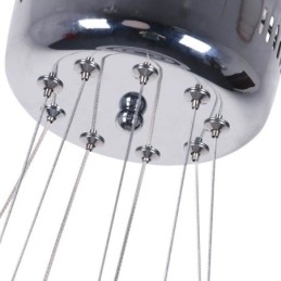 Lampada a sospensione moderna in acrilico con 3 anelli, 40+30+20cm