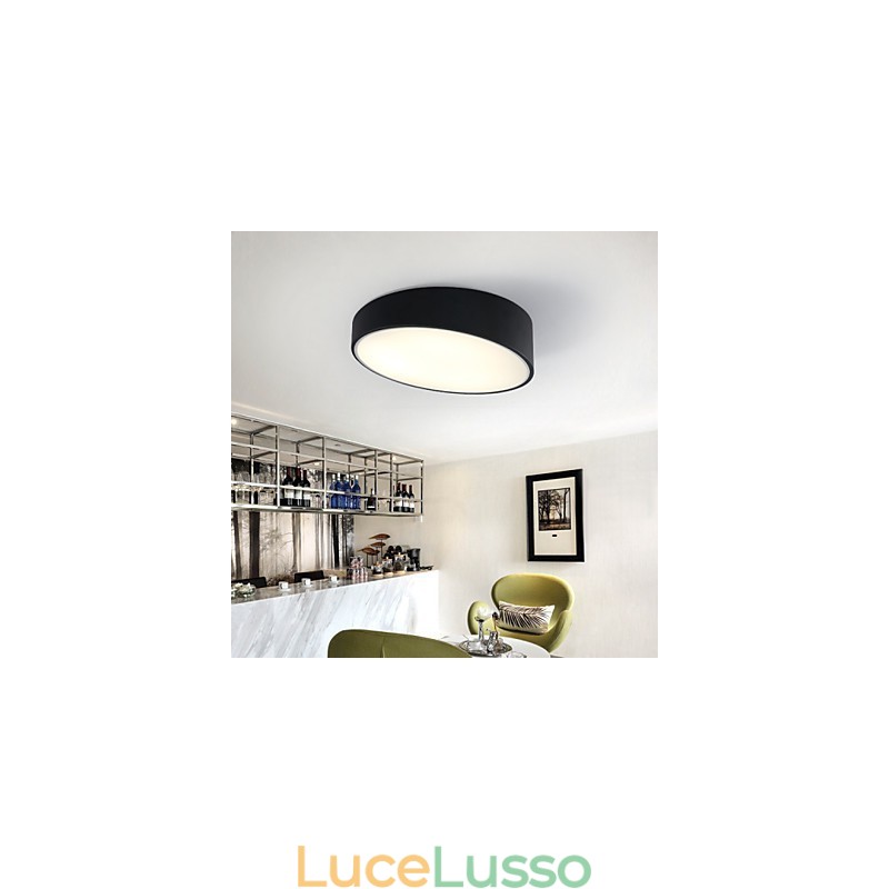 Lampada a cupola in ferro battuto cilindrica creativa contemporanea e su contratto