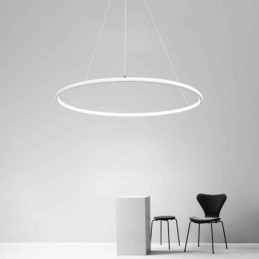 Lampada a sospensione moderna circolare 60cm 80cm