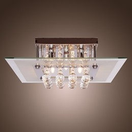 Plafoniera moderna in cristallo Living 5 luci