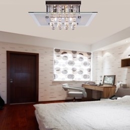 Plafoniera moderna in cristallo Living 5 luci