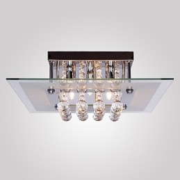 Plafoniera moderna in cristallo Living 5 luci