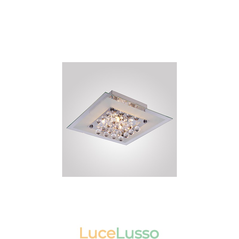 Plafoniera moderna in cristallo Living 5 luci