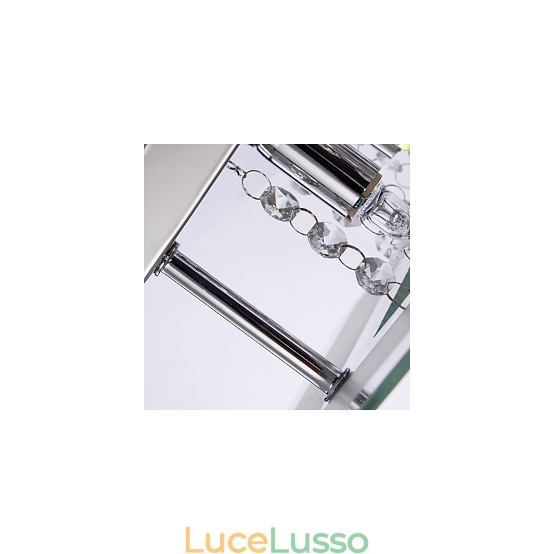 Plafoniera moderna in cristallo Living 5 luci