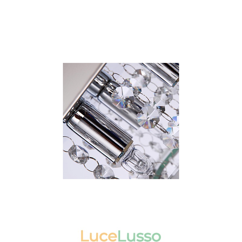 Plafoniera moderna in cristallo Living 5 luci