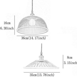Lampada a sospensione a cupola in bambù Lampada a sospensione intrecciata a mano
