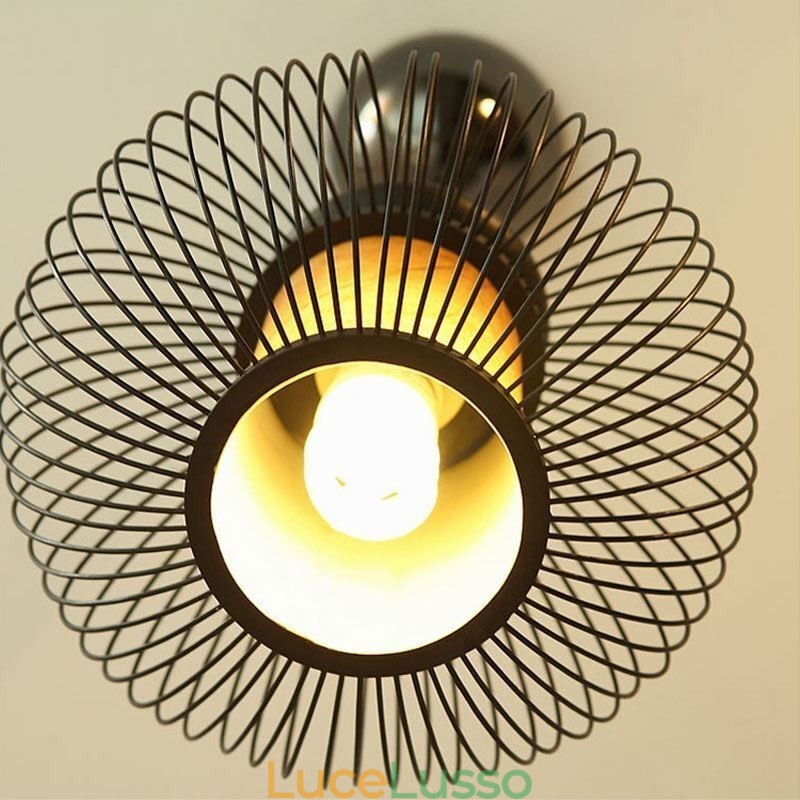 Lampada a sospensione in bambù nordico squisito