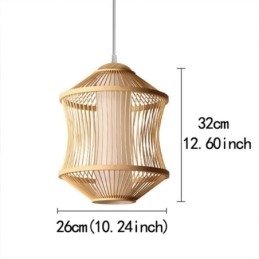 Lampada a sospensione Visual Comfort Bamboo Gabbia