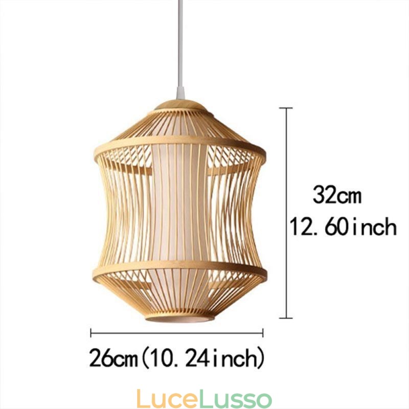 Lampada a sospensione Visual Comfort Bamboo Gabbia