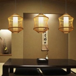 Lampada a sospensione Visual Comfort Bamboo Gabbia