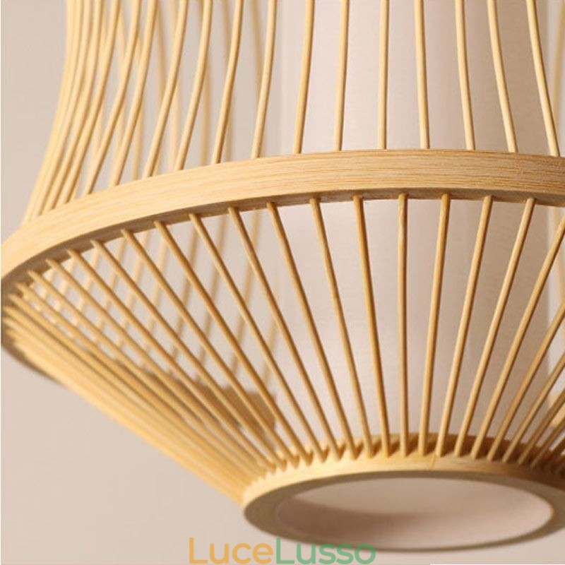 Lampada a sospensione Visual Comfort Bamboo Gabbia