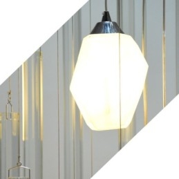 Lampadario a sospensione a grappolo moderno, grande, in cristallo, per scale duplex