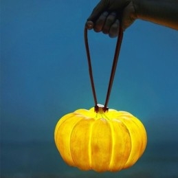 Lanterna portatile di zucca Lampada portatile giapponese retrò per esterni