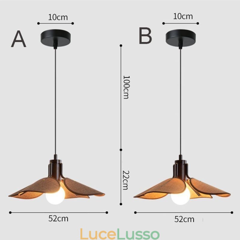 Lampada a sospensione nordica Wabi Sabi Style Paralume in tessuto Lampada da soffitto decorativa