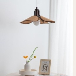 Lampada a sospensione nordica Wabi Sabi Style Paralume in tessuto Lampada da soffitto decorativa