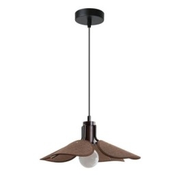 Lampada a sospensione nordica Wabi Sabi Style Paralume in tessuto Lampada da soffitto decorativa