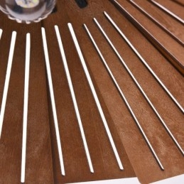 Lampada a sospensione retrò Lampada da soffitto creativa in legno