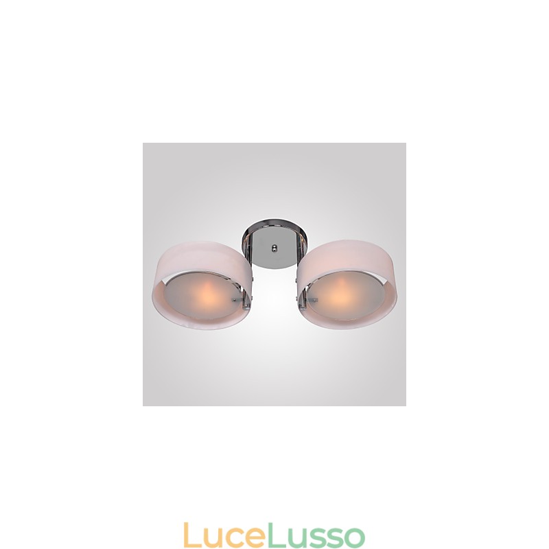 Lampadario moderno contemporaneo in metallo cromato a filo