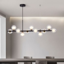 Lampada a sospensione Magic Beans Lampada a soffitto in vetro molecolare