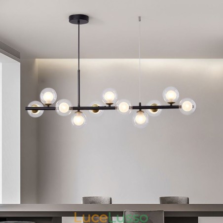 Lampada a sospensione Magic Beans Lampada a soffitto in vetro molecolare Lampada a sospensione Magic Beans Lampada a soffitto in vetro molecolare