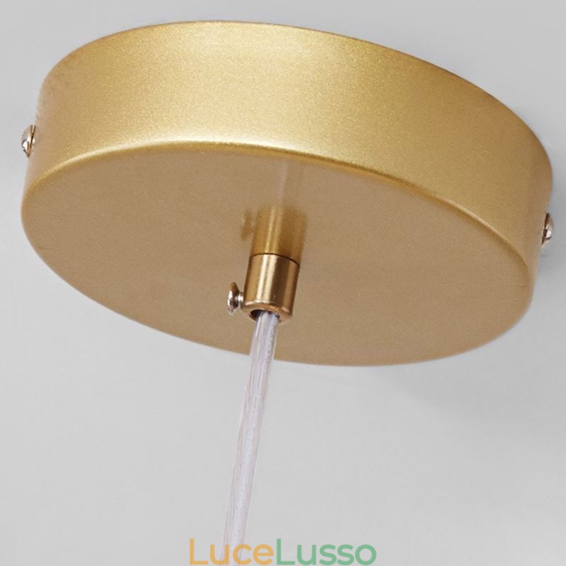 Lampada a sospensione Magic Beans Lampada a soffitto in vetro molecolare