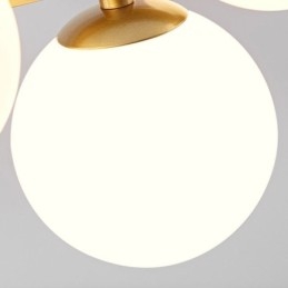 Lampada a sospensione Magic Beans Lampada a soffitto in vetro molecolare