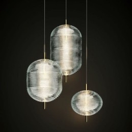 Lampada a sospensione Water Ripple Lampada da soffitto moderna e minimalista in ferro battuto