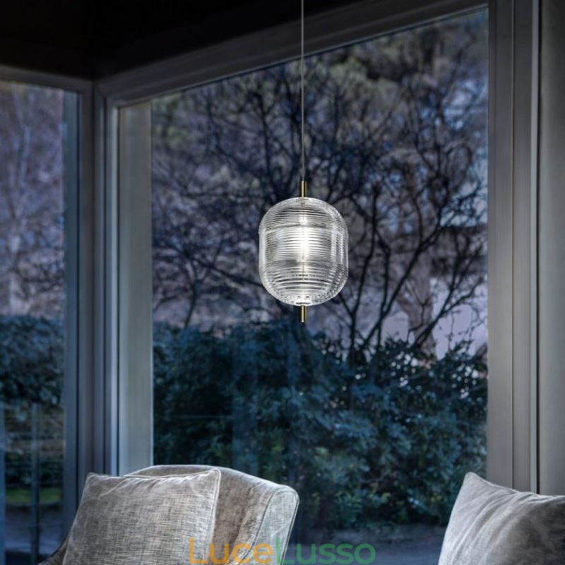 Lampada a sospensione Water Ripple Lampada da soffitto moderna e minimalista in ferro battuto