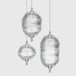 Lampada a sospensione Water Ripple Lampada da soffitto moderna e minimalista in ferro battuto