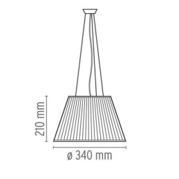 Lampada a sospensione in vetro, moderna, semplice, singola, da soffitto