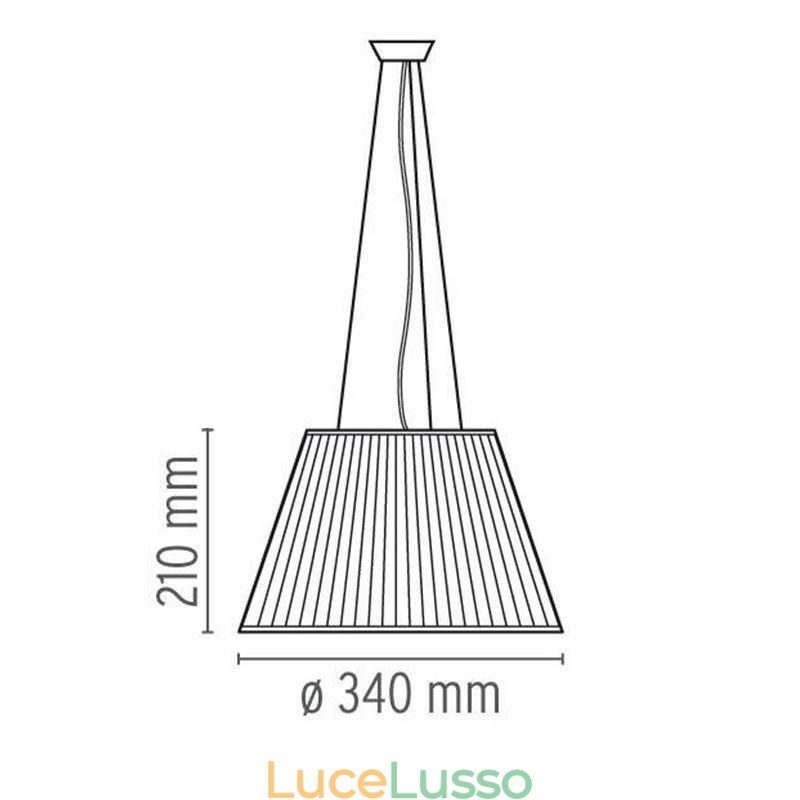 Lampada a sospensione in vetro, moderna, semplice, singola, da soffitto