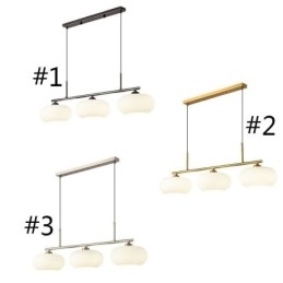 Lampada a sospensione in vetro nordico Lampada da soffitto creativa in ferro battuto