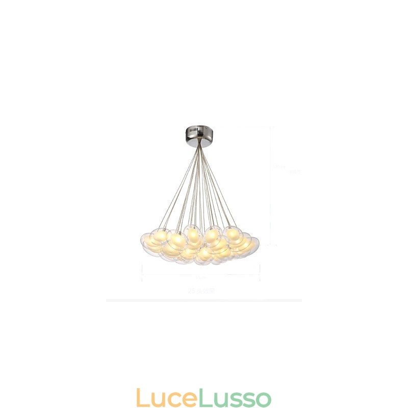 Lampadario 22 luci G4 Retrofit moderno contemporaneo