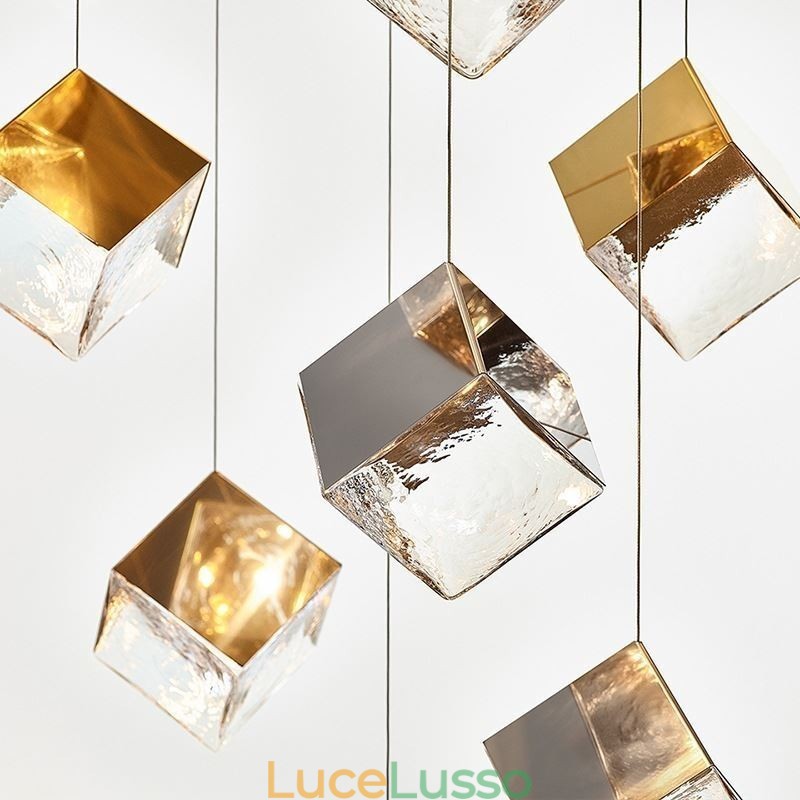 Lampada a sospensione creativa in vetro Padiglione Plafoniere