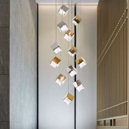Lampada a sospensione creativa in vetro Padiglione Plafoniere
