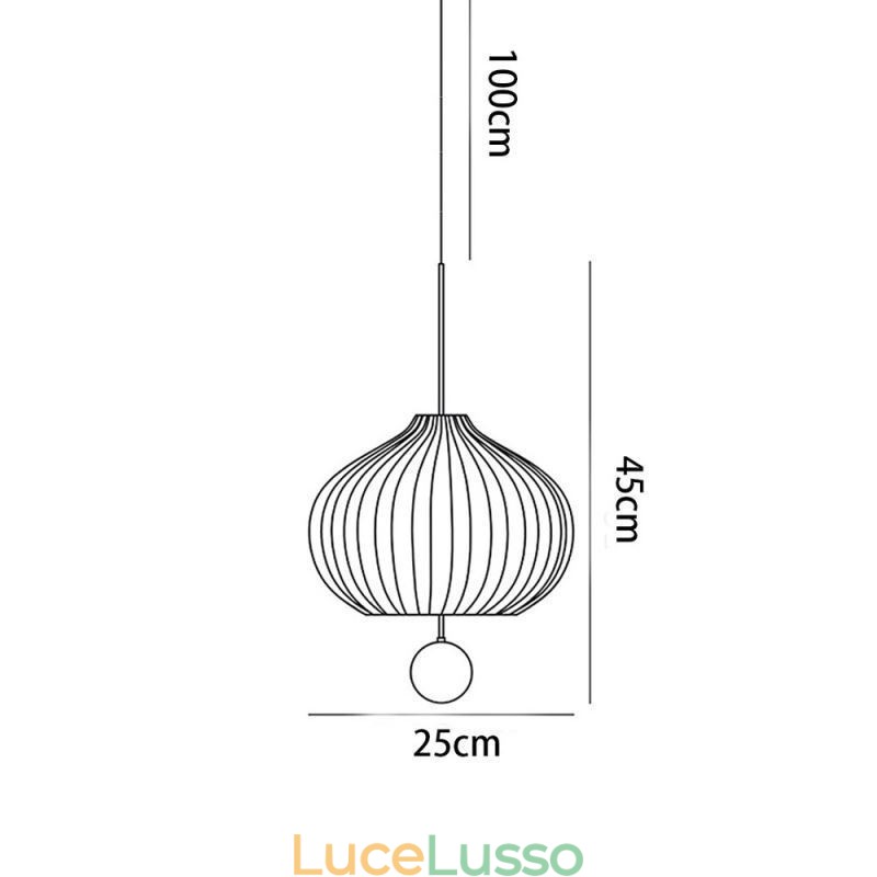 Lampada a sospensione moderna in vetro bianco a forma di palla, lampada da soffitto minimalista