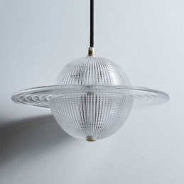 Lampada da soffitto a forma di lampada a sospensione in vetro moderno