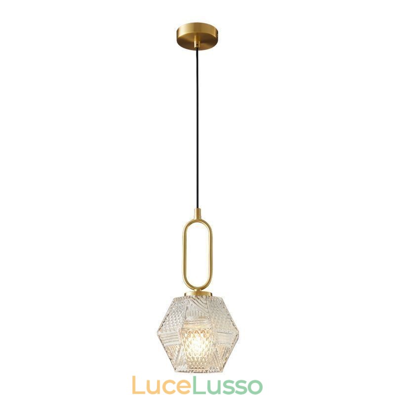 Lampada a sospensione moderna in vetro illuminazione domestica lampada a sospensione creativa