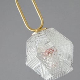 Lampada a sospensione moderna in vetro illuminazione domestica lampada a sospensione creativa