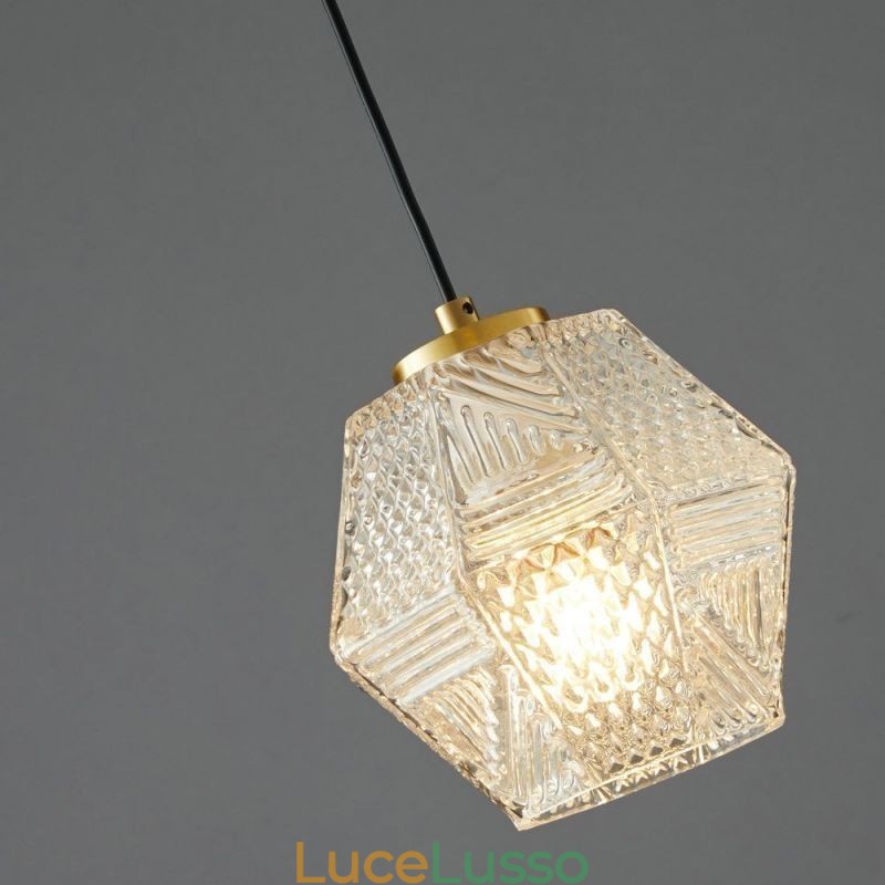 Lampada a sospensione moderna in vetro illuminazione domestica lampada a sospensione creativa