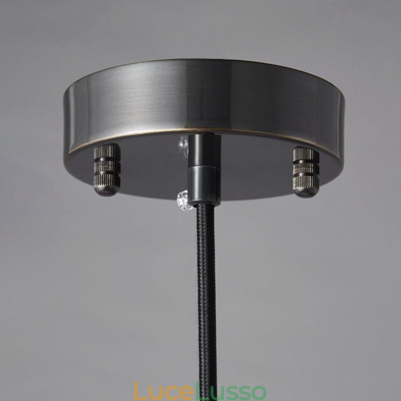 Lampada a sospensione a forma di sfera di vetro, decorazione per la casa