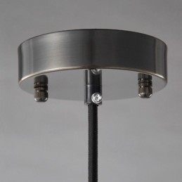 Lampada a sospensione a forma di palla di vetro con foglie di Natale
