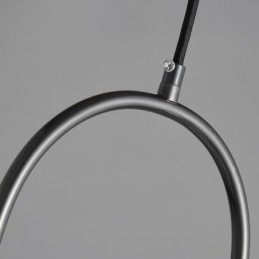 Lampada a sospensione moderna a forma di globo in vetro con goccia d'acqua