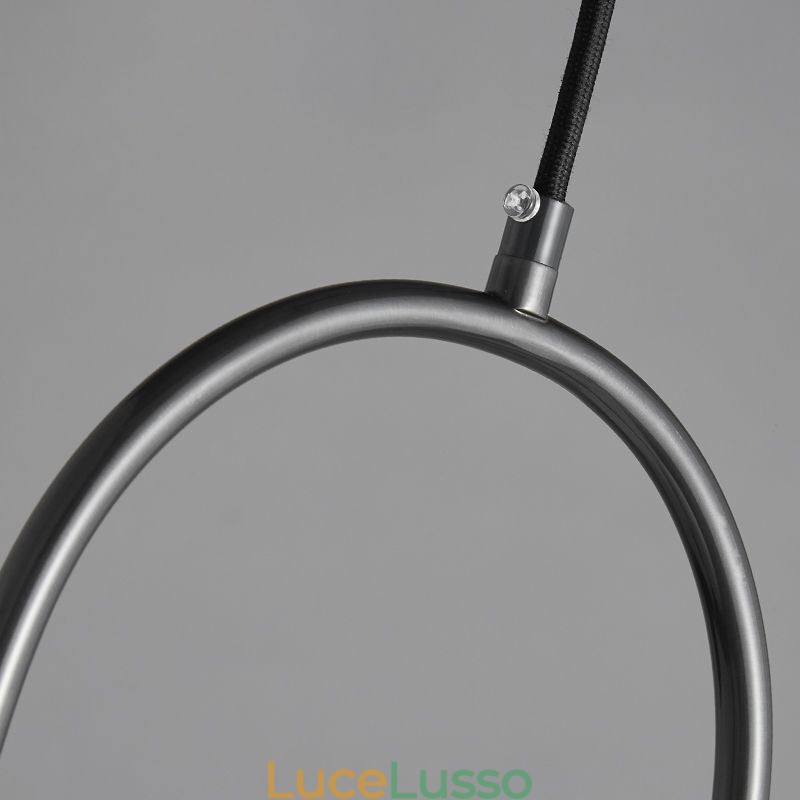 Lampada a sospensione moderna a forma di globo in vetro con goccia d'acqua